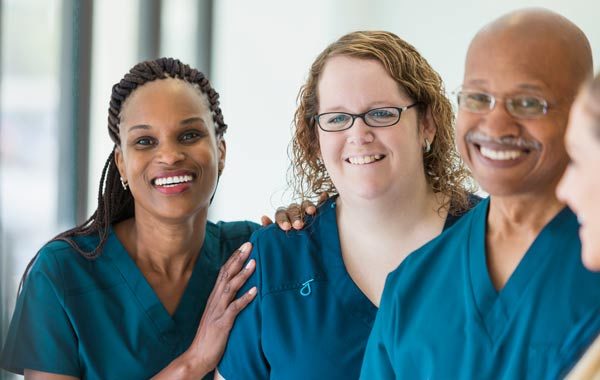 Three personal support workers